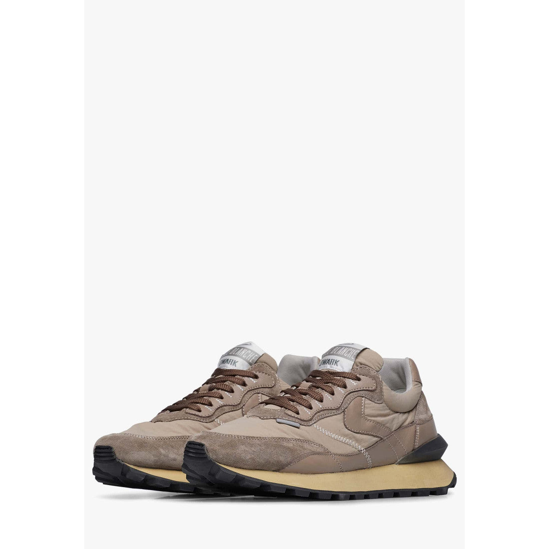VOILE BLANCHE Sneaker Uomo Qwark Hype Man-Grigio Tortora