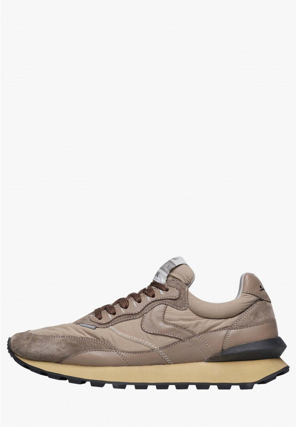 VOILE BLANCHE Sneaker Uomo Qwark Hype Man-Grigio Tortora