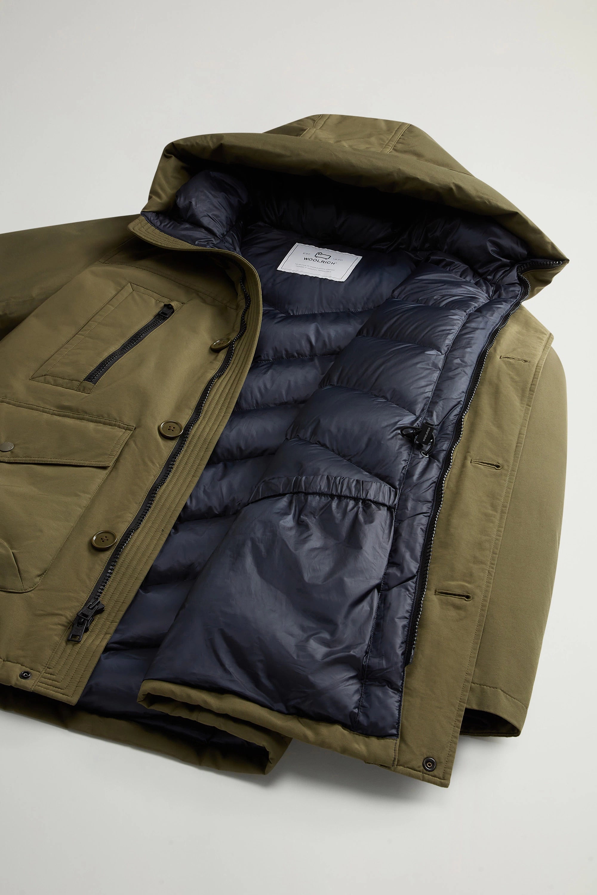 WOOLRICH Parka Uomo Ramar Arctic-Greenstone