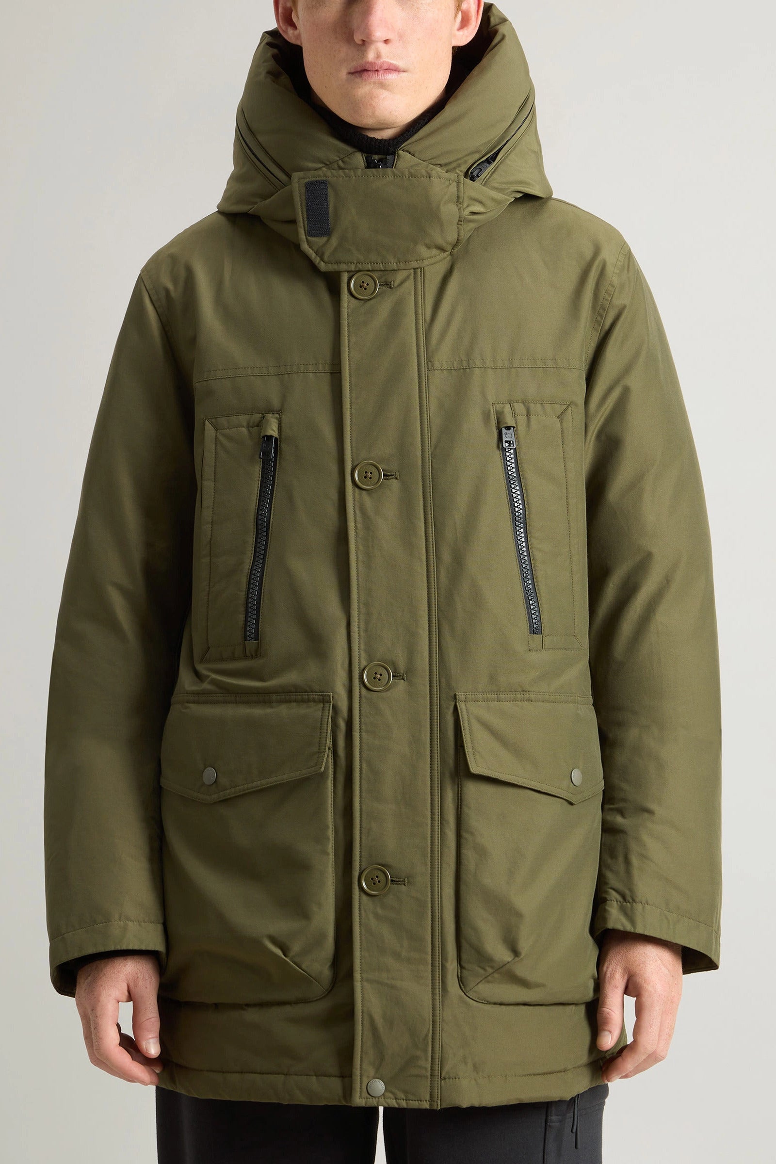 WOOLRICH Parka Uomo Ramar Arctic-Greenstone
