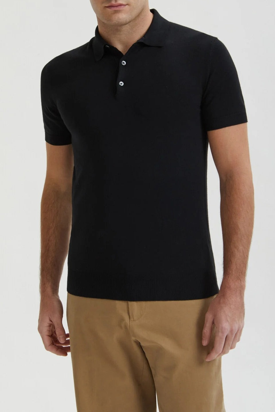 BARACUTA Polo Uomo Cotone-Nero