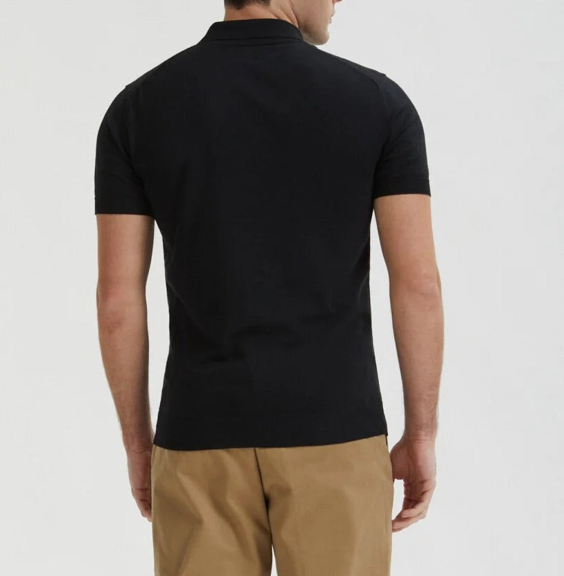 BARACUTA Polo Uomo Cotone-Nero