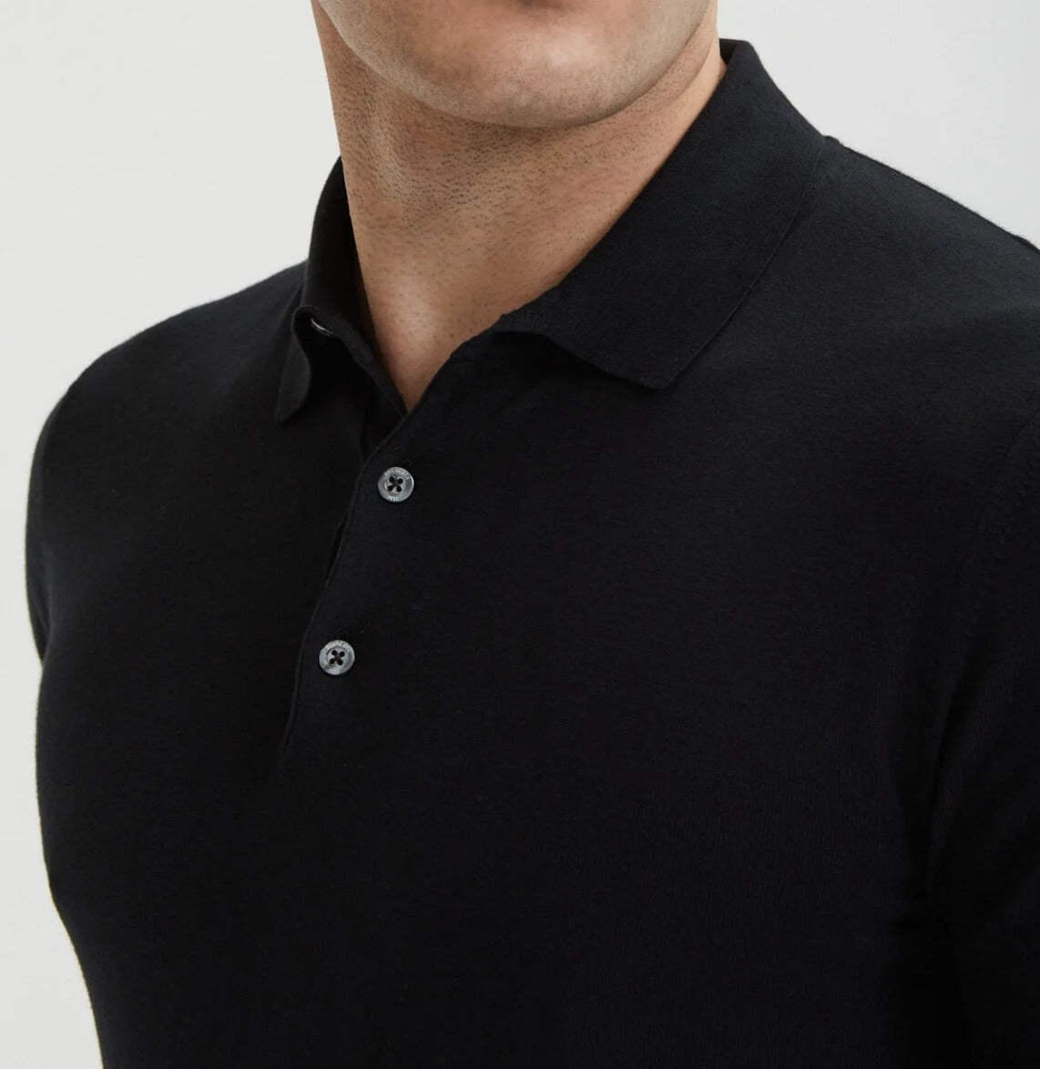 BARACUTA Polo Uomo Cotone-Nero