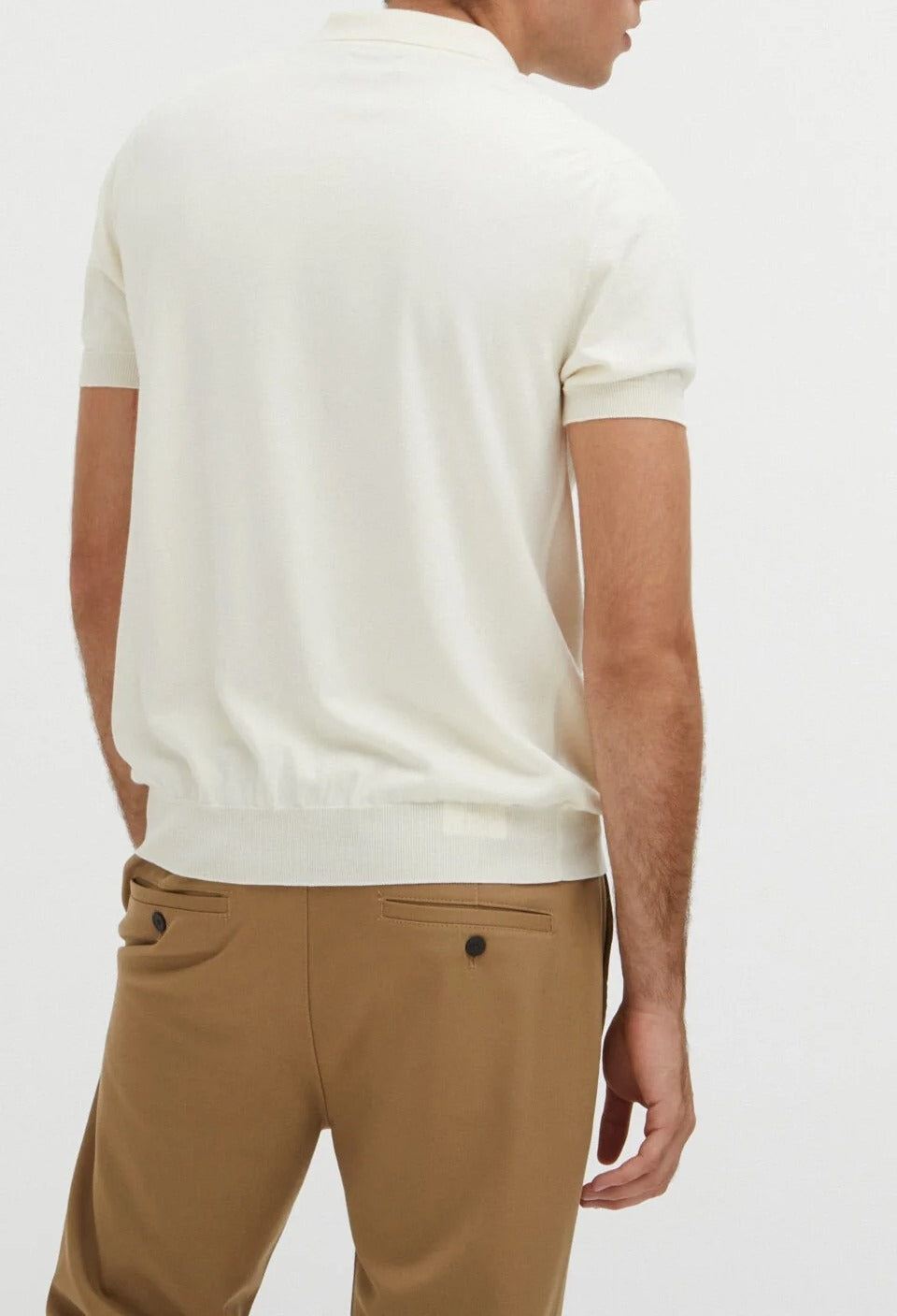 BARACUTA Polo Uomo Cotone-Avorio
