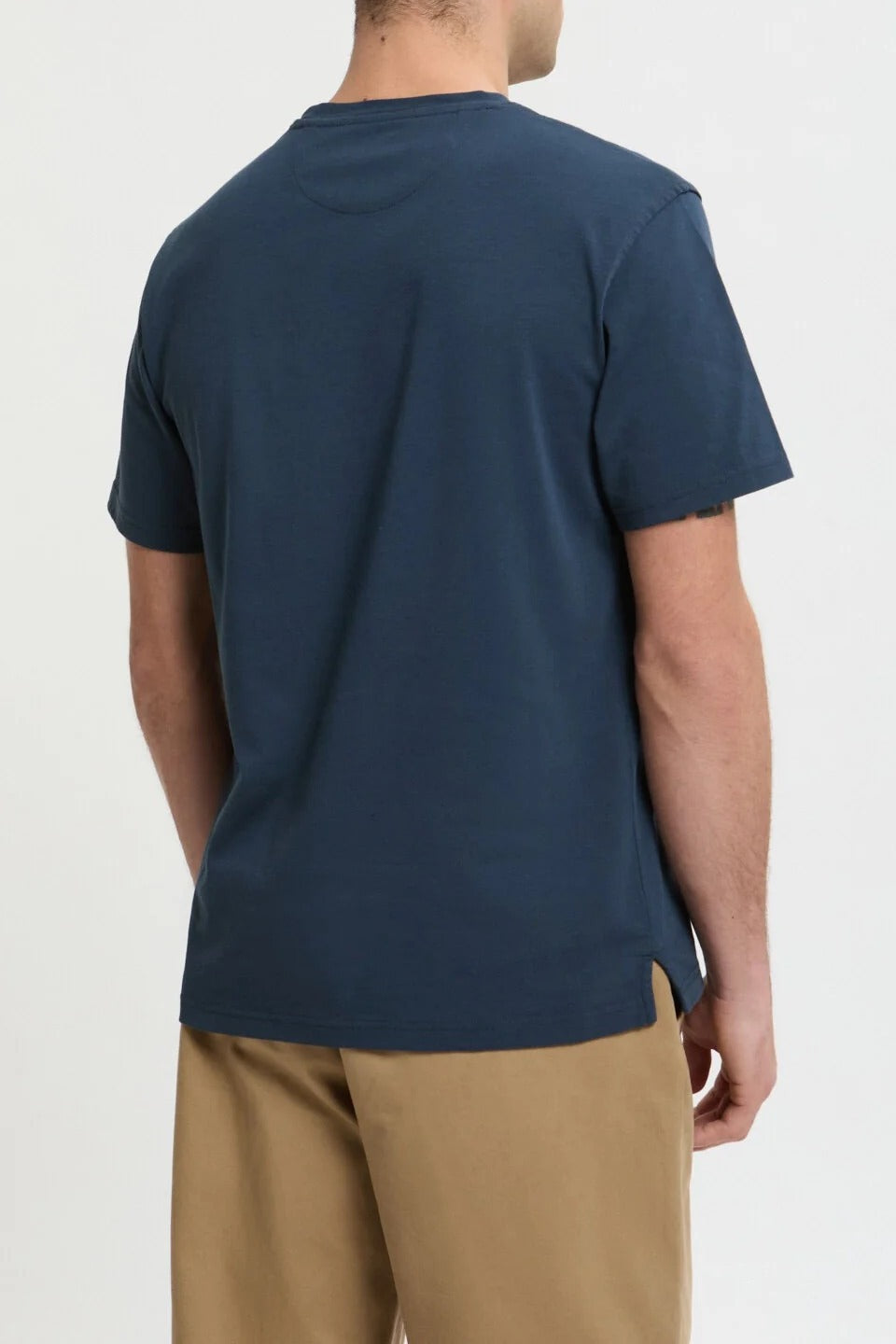 BARACUTA T-Shirt Uomo Faded Logo-Sea Storm