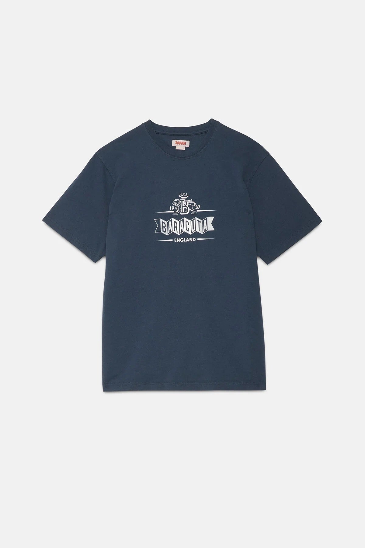 BARACUTA T-Shirt Uomo Faded Logo-Sea Storm