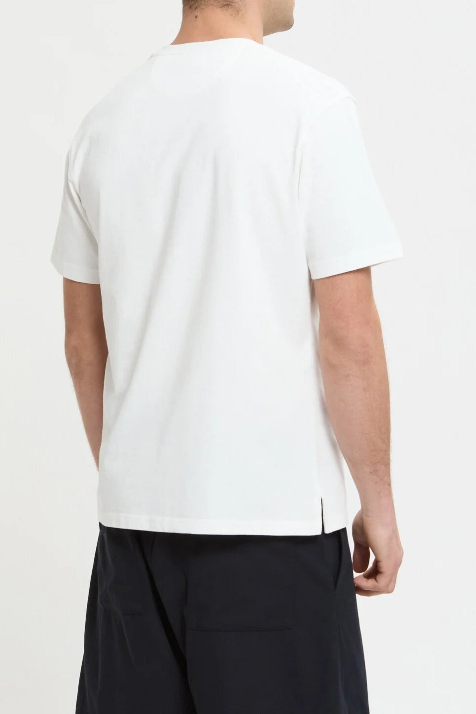 BARACUTA T-Shirt Uomo Faded Logo-Avorio