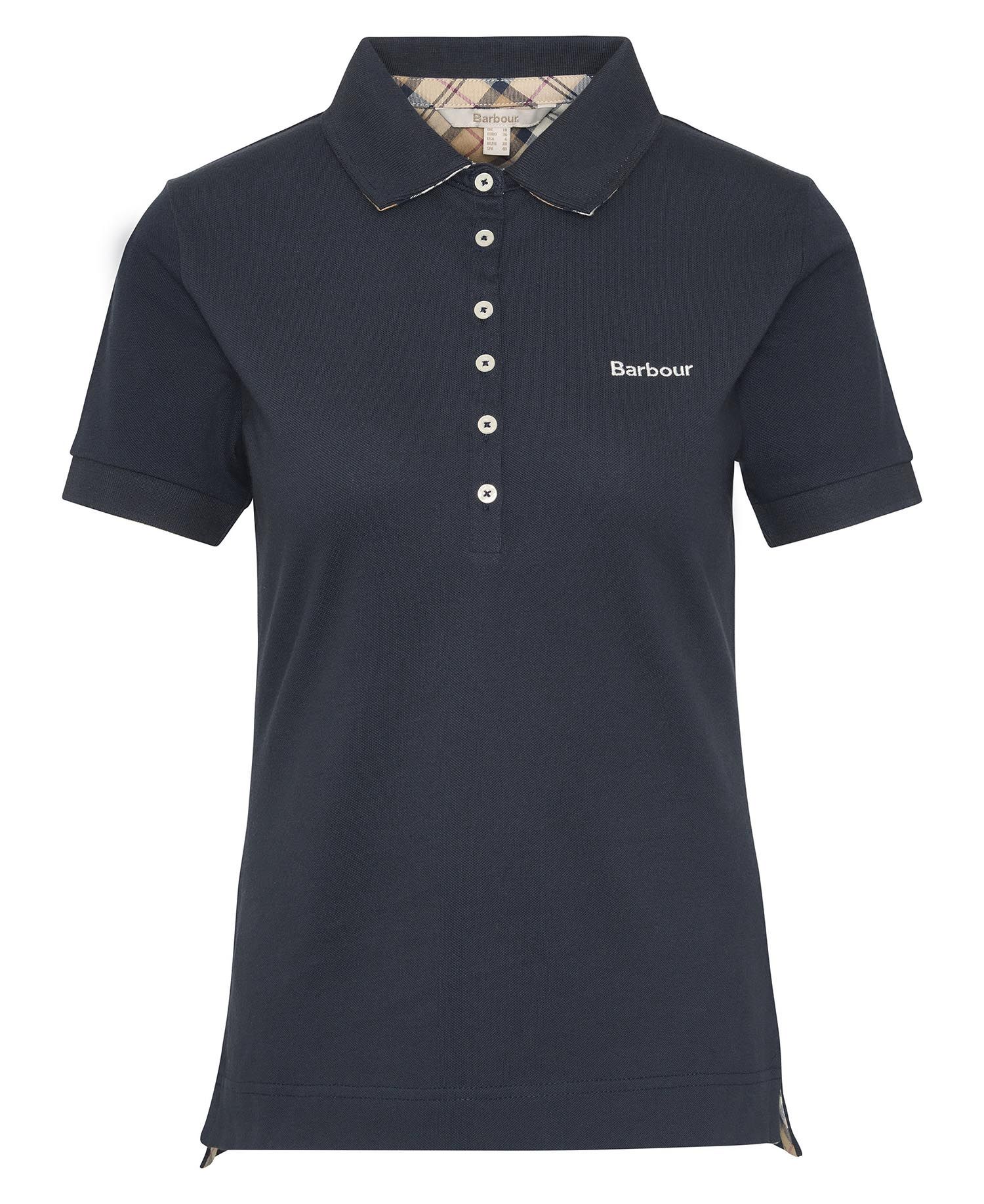BARBOUR Polo Donna Portsdown-Navy Hessian