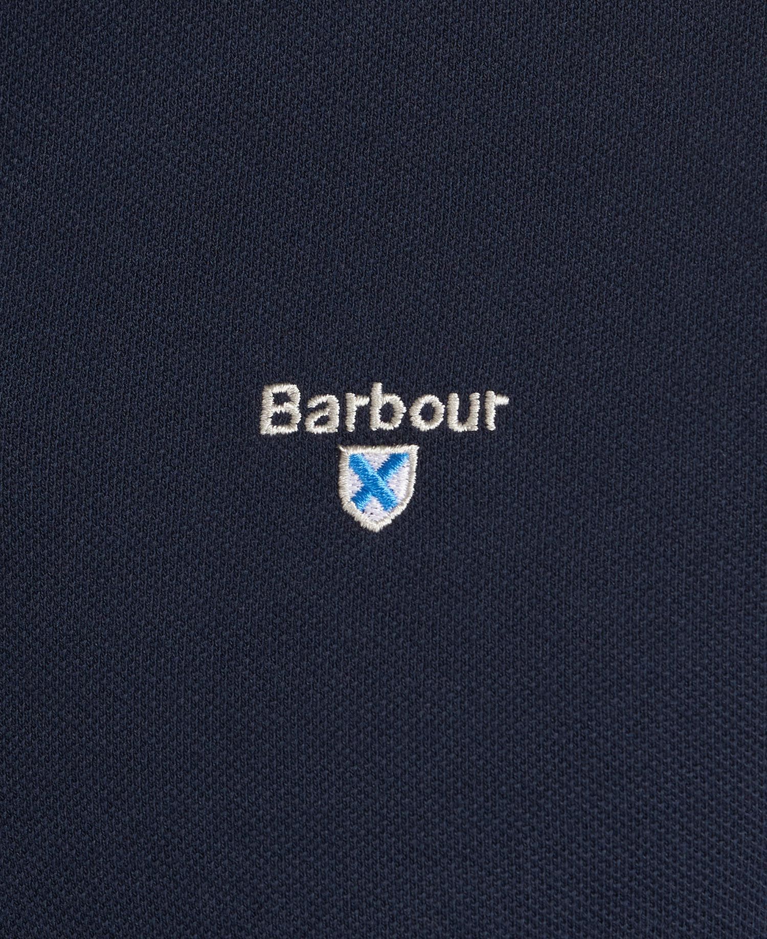 BARBOUR Polo Uomo Tartan Piquet-New Navy