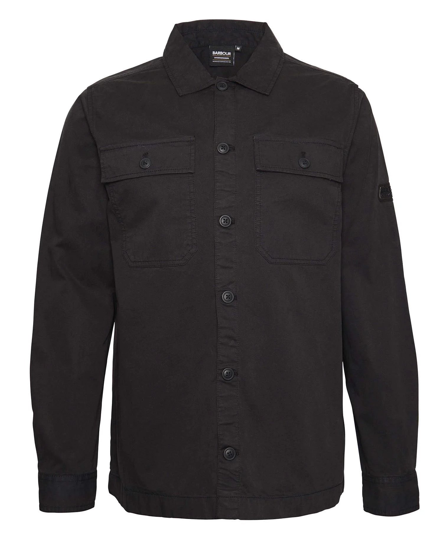 BARBOUR Giubbino Uomo Arlo Overshirt-Classic Black