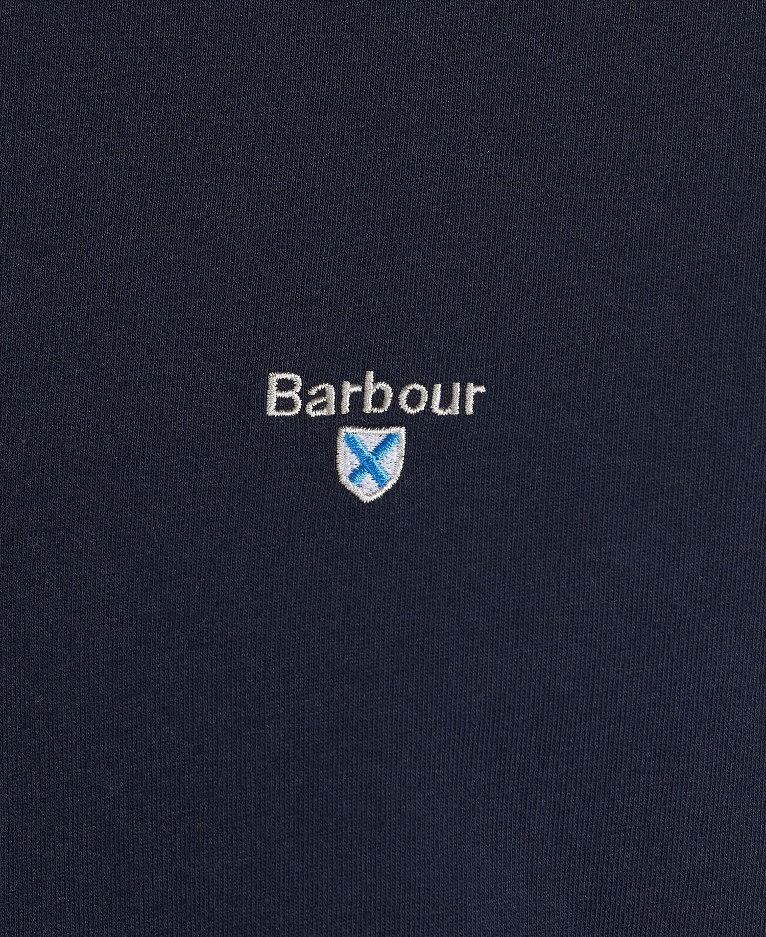 BARBOUR T-Shirt Uomo Aboyne Tartan Sports-New Navy