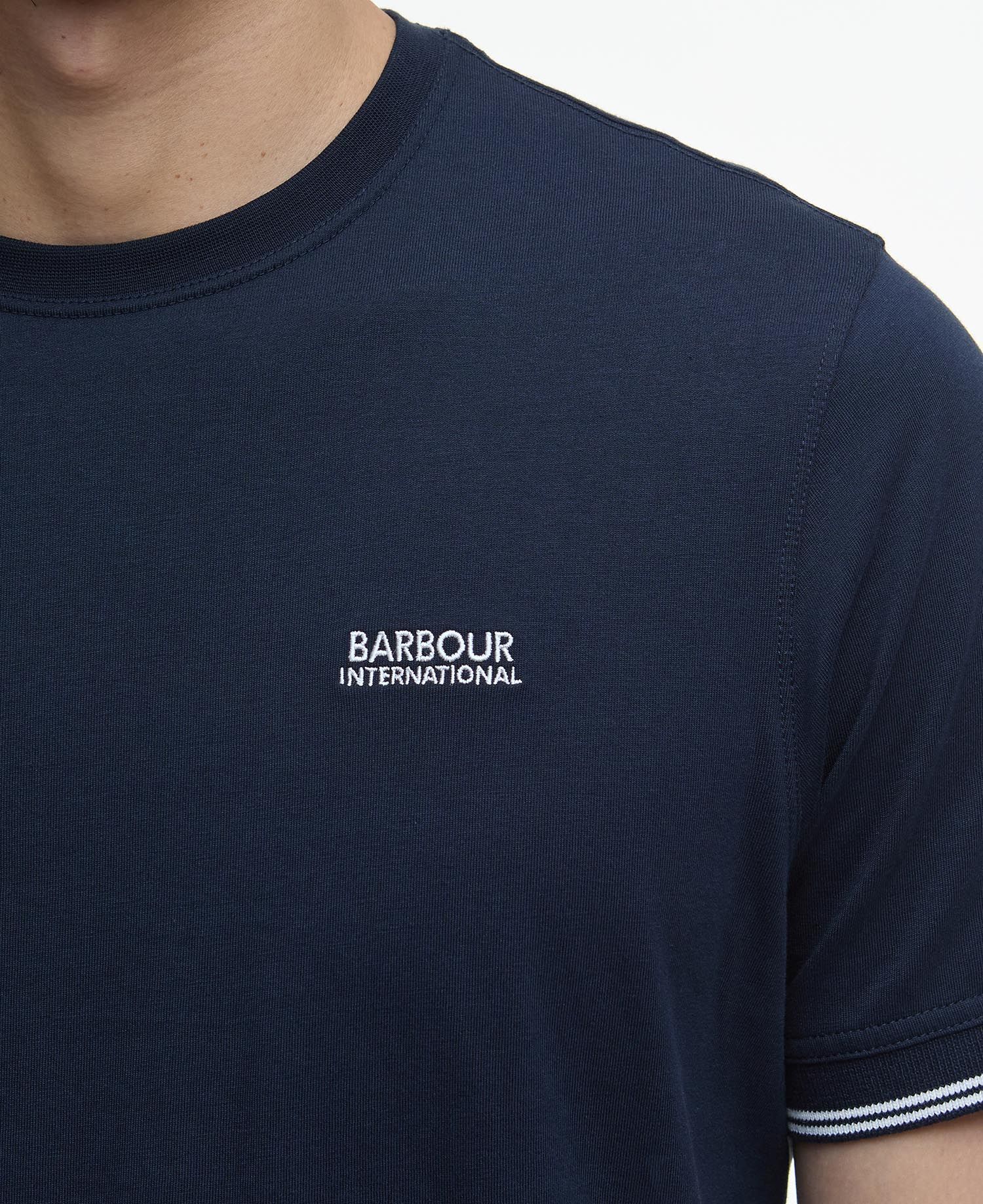 BARBOUR T-Shirt Uomo Philip Tipped-Classic Navy