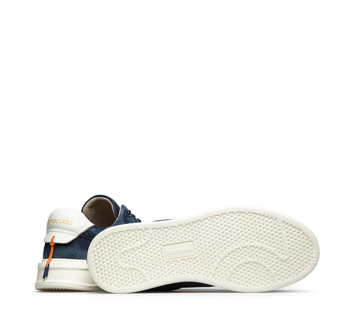 BARRACUDA Sneaker Uomo Phoenix-Denim Blu Bianco
