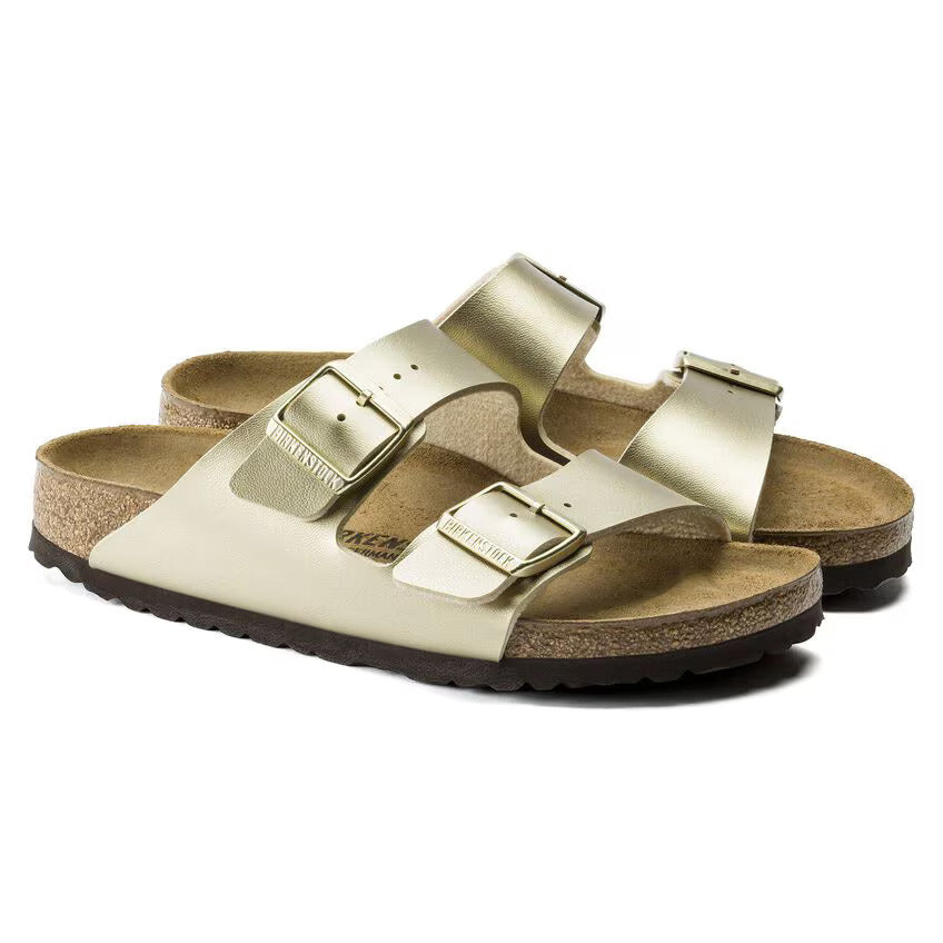 BIRKENSTOCK Ciabatta Donna Arizona Birko Flor-Gold