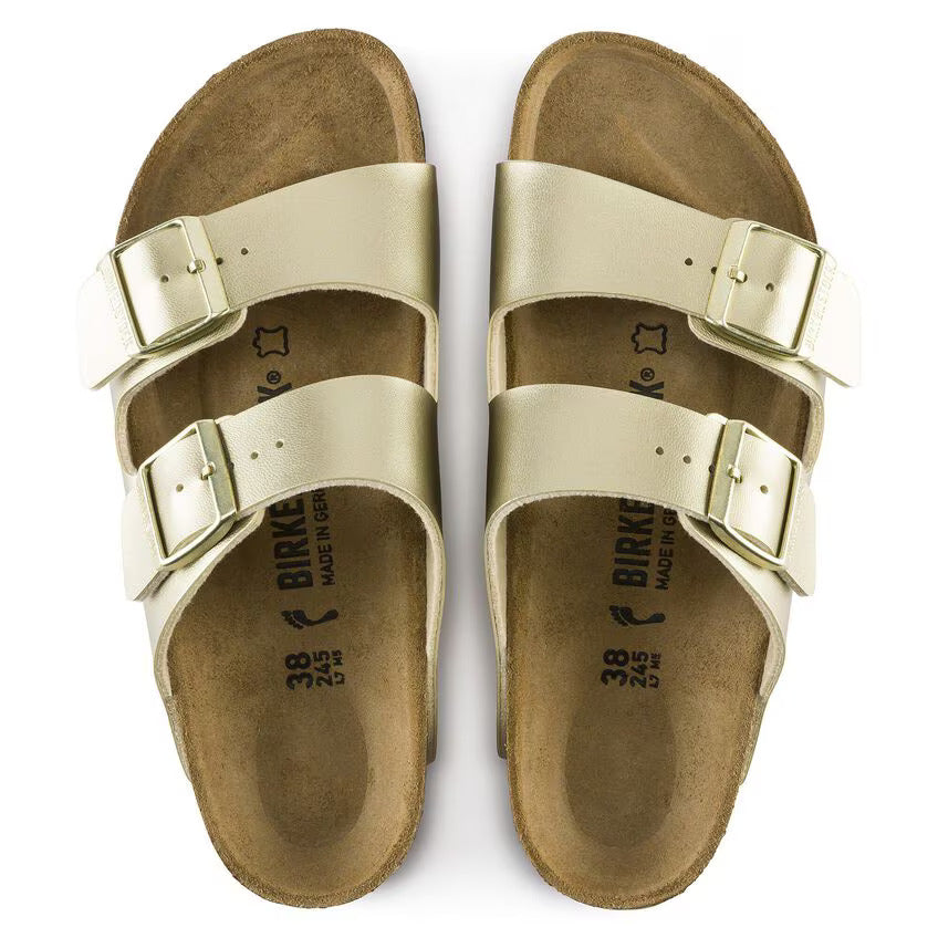 BIRKENSTOCK Ciabatta Donna Arizona Birko Flor-Gold