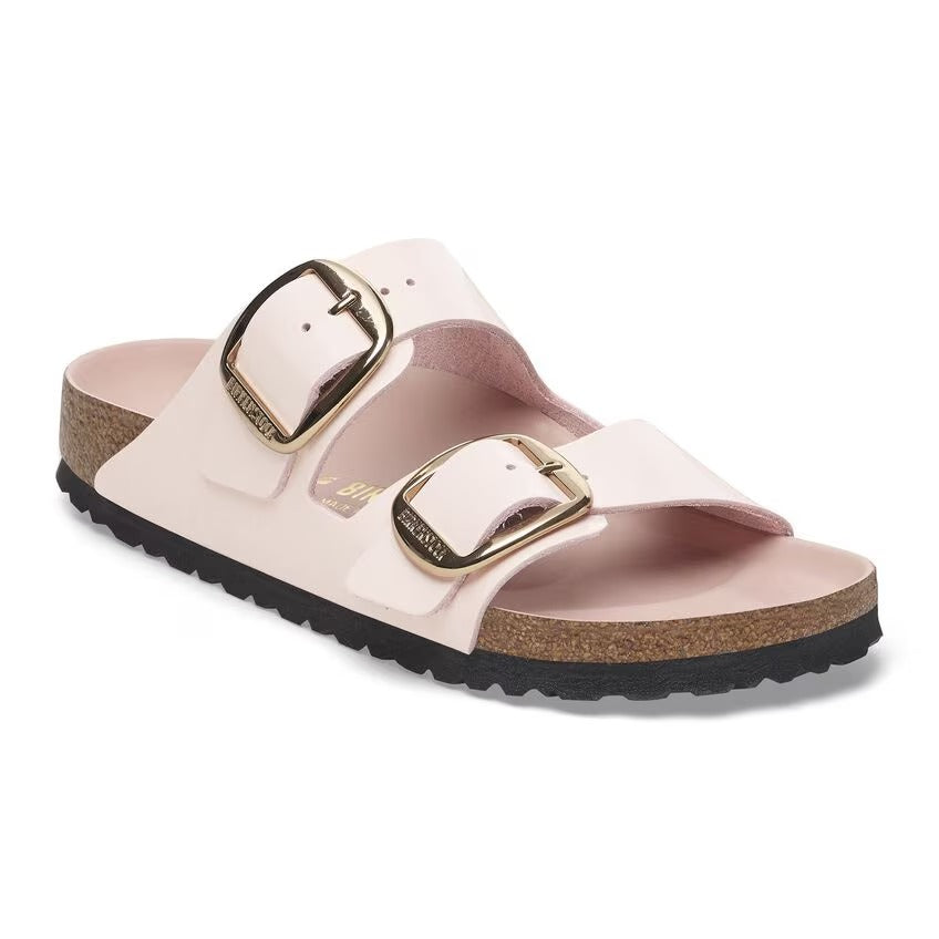 BIRKENSTOCK Ciabatta Donna Arizona Big Buckle-High Shine Light Rose