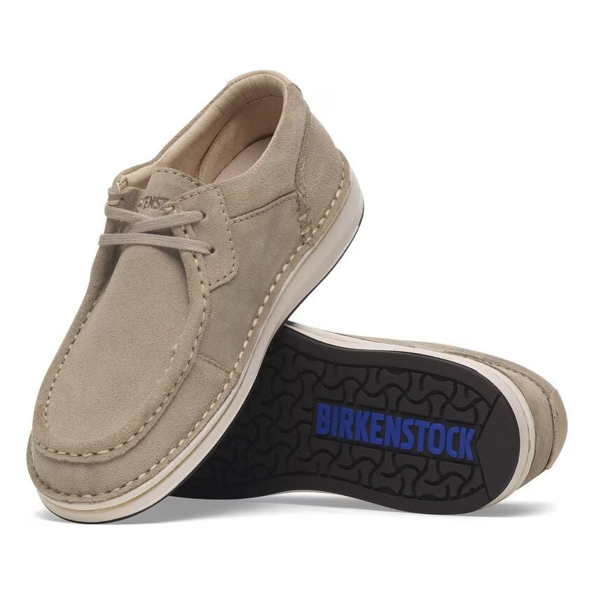 BIRKENSTOCK Mocassino Uomo Pasadena Suede-Taupe
