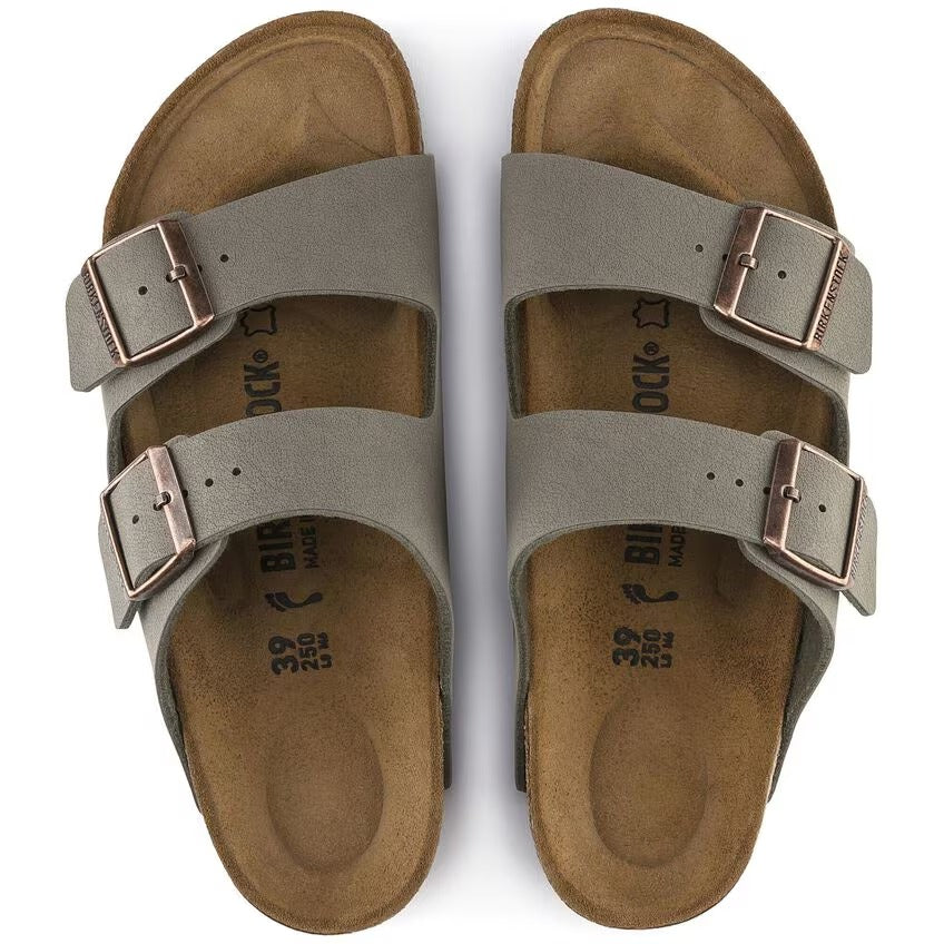 BIRKENSTOCK Ciabatta Unisex Arizona Birko-Flor Nabuk-Stone