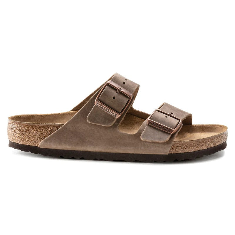 BIRKENSTOCK Ciabatta Uomo Arizona Oiled Leather-Tobacco Brown