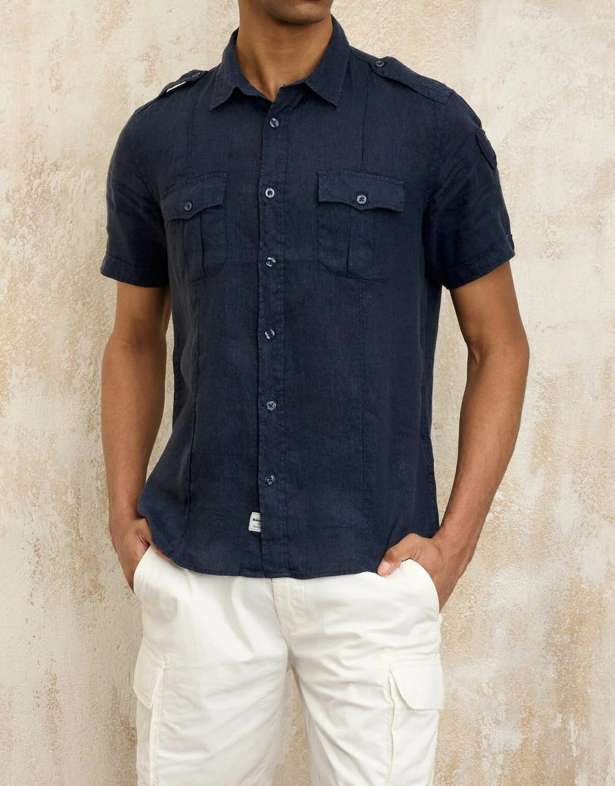 BLAUER Camicia Uomo Benson-Blu