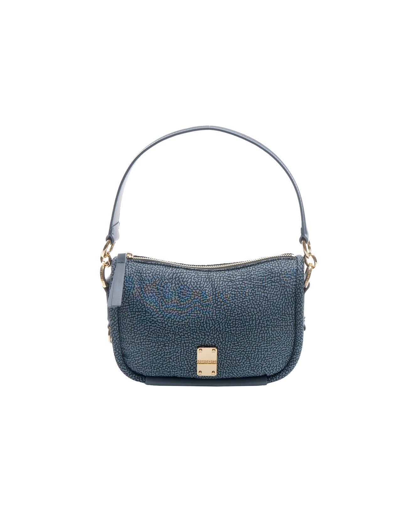 BORBONESE BORSA CAHIER HOBO SMALL-Denim