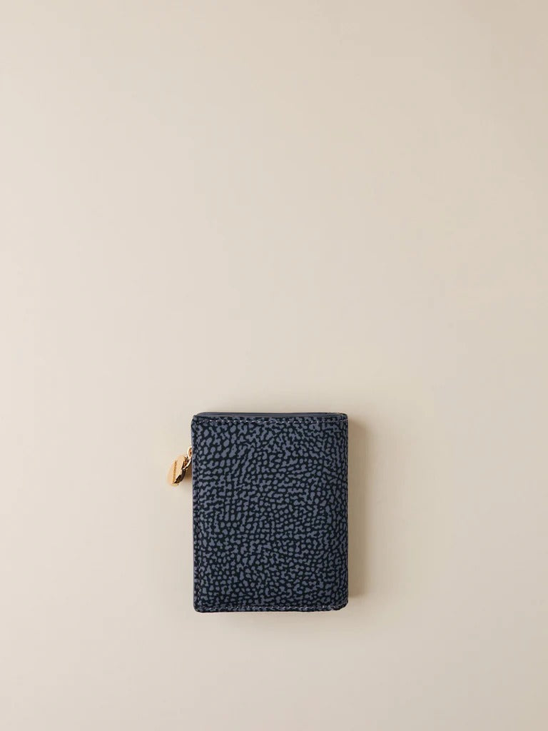 BORBONESE PORTAFOGLIO CLASSIC SMALL-Denim