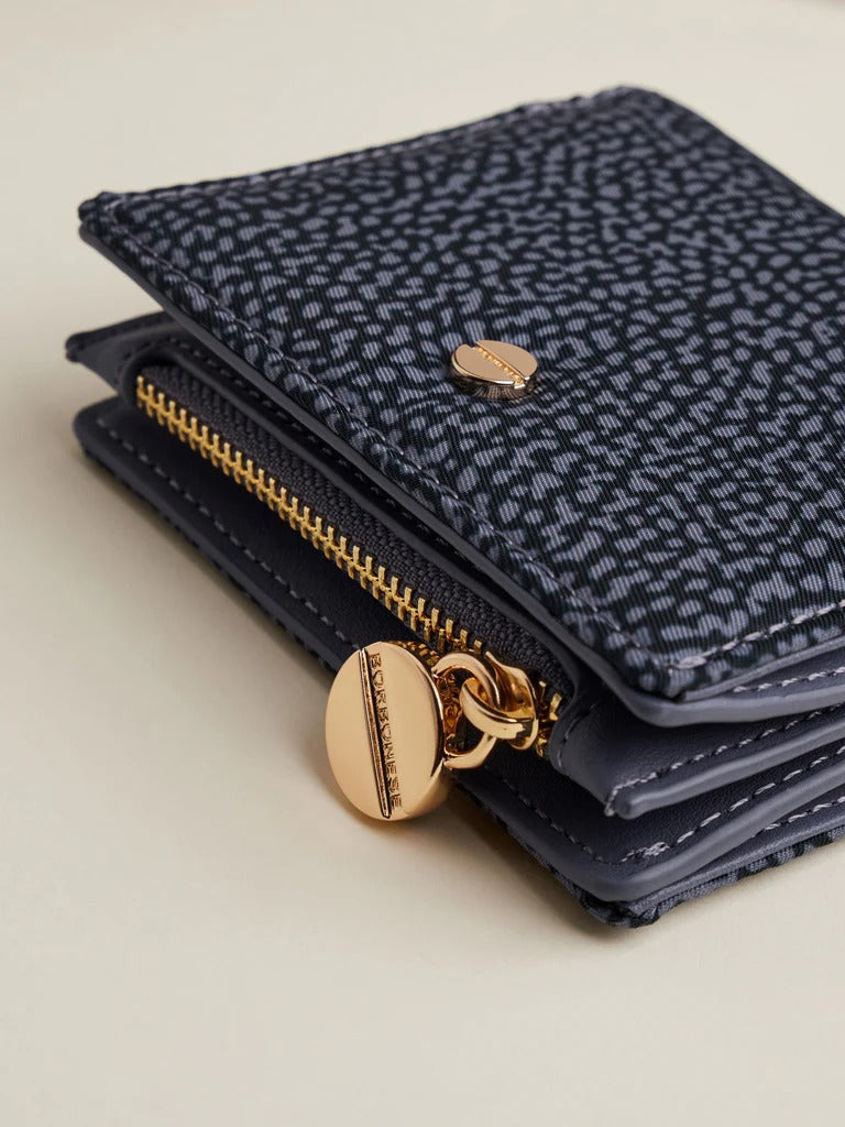 BORBONESE PORTAFOGLIO CLASSIC SMALL-Denim