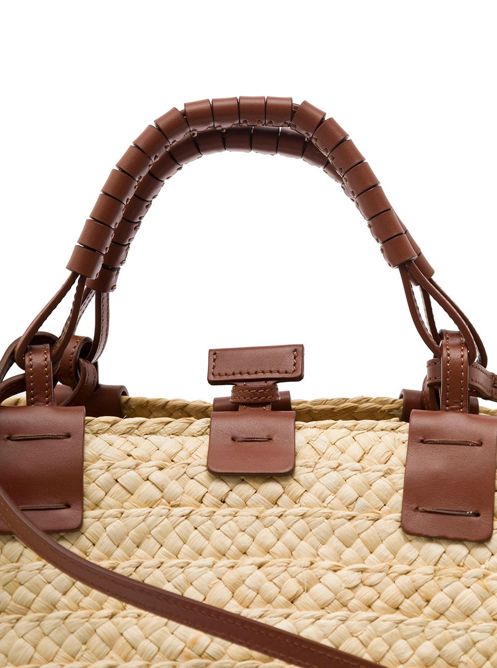 CASADEI Borsa Shopper Panarea-Naturale Rum