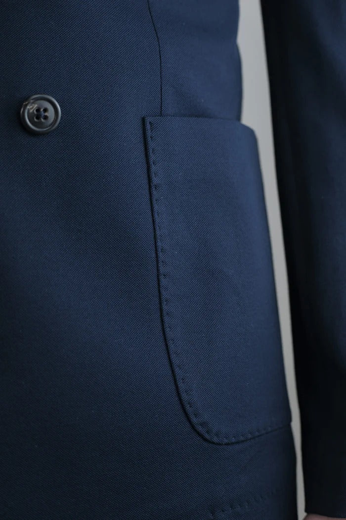 CIRCOLO 1901 Giacca Doppiopetto Premium-Blu Navy