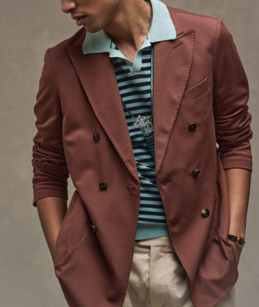CIRCOLO 1901 Giacca Doppiopetto Premium-Reddish Brown