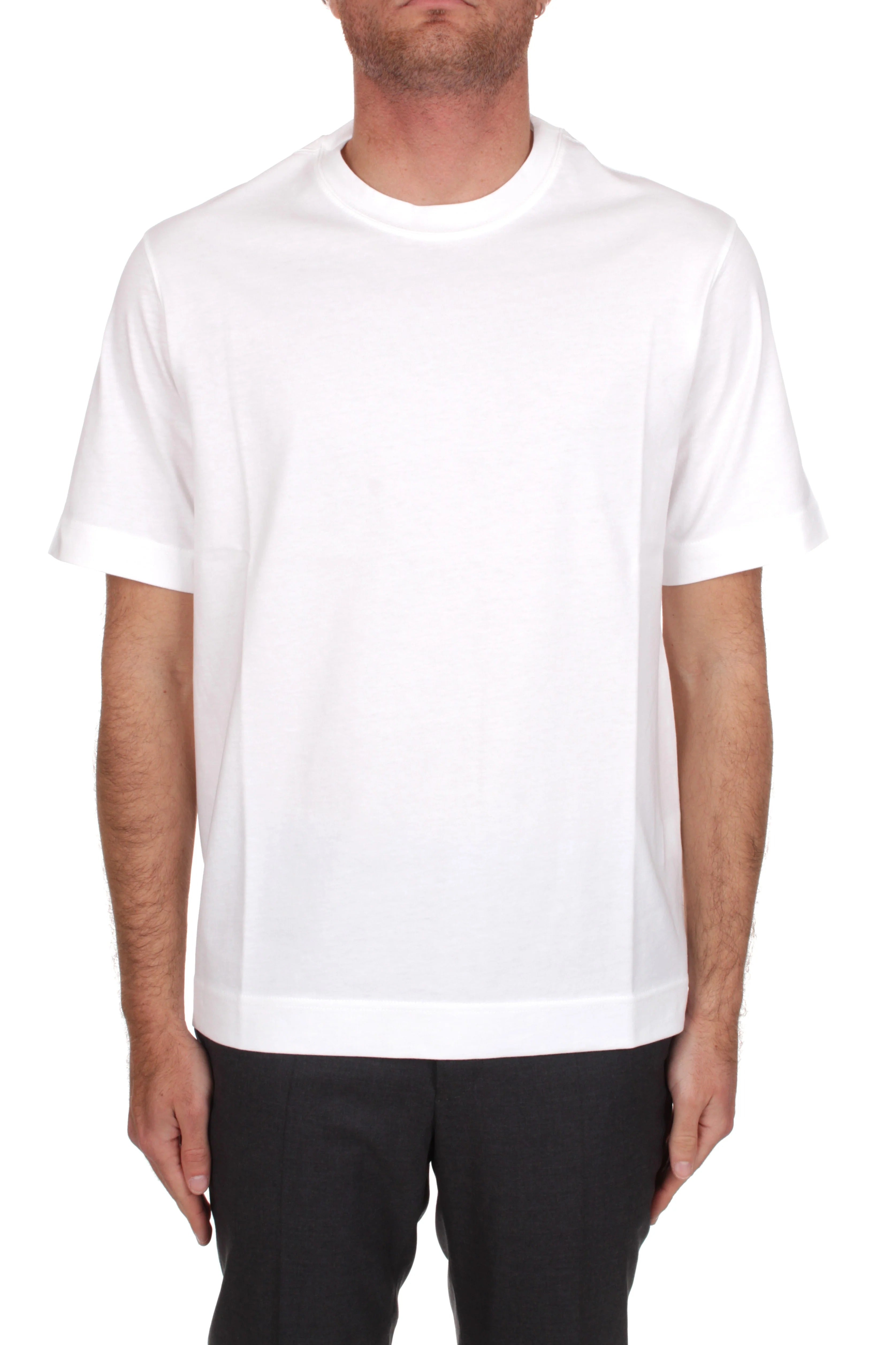 CIRCOLO 1901 T-Shirt Uomo Basica-Bianco Ottico
