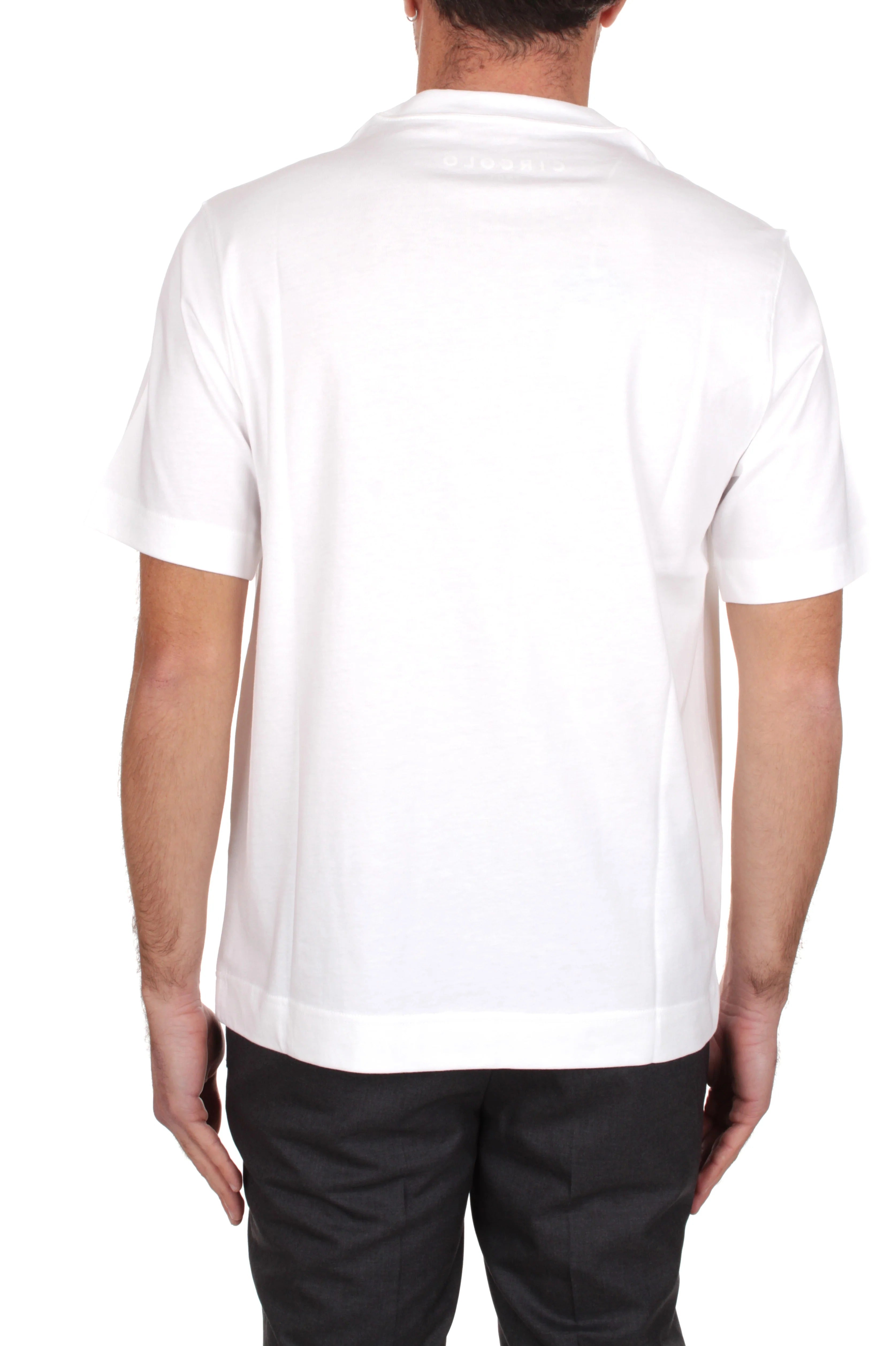 CIRCOLO 1901 T-Shirt Uomo Basica-Bianco Ottico