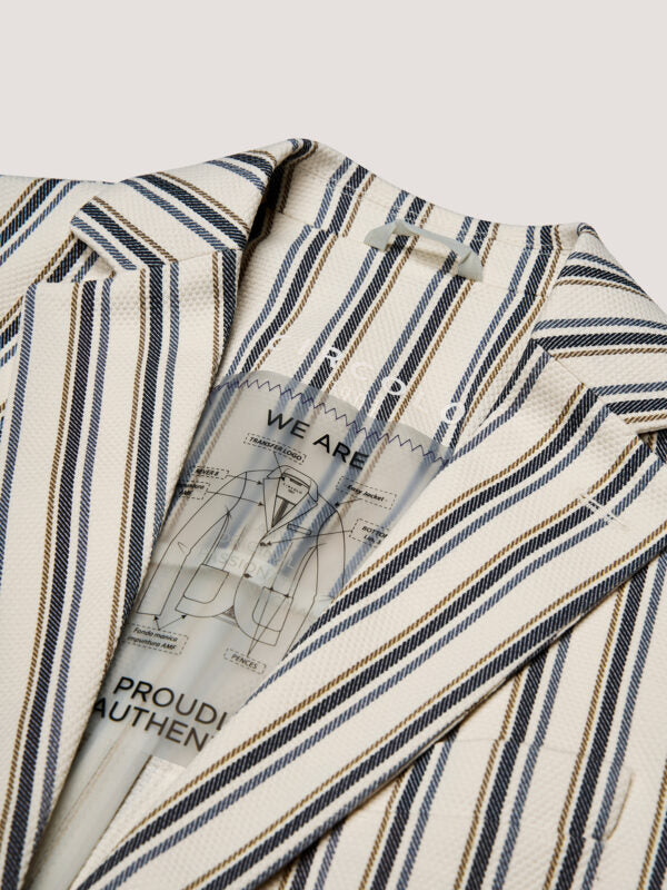 CIRCOLO 1901 Giacca Uomo Multicolor Striped-Blu