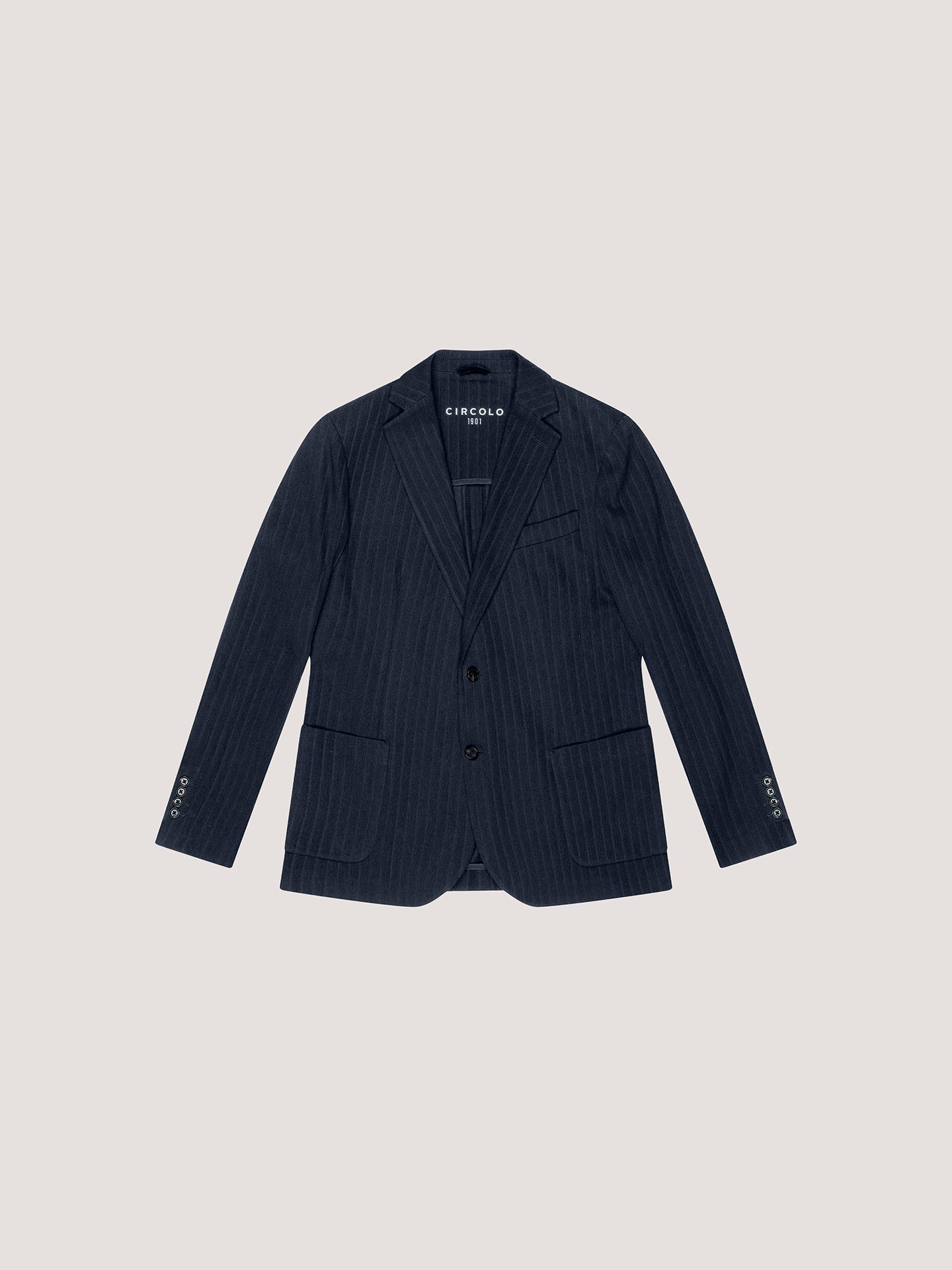 CIRCOLO 1901 Giacca Uomo Pinstriped Fabric-Blu Navy