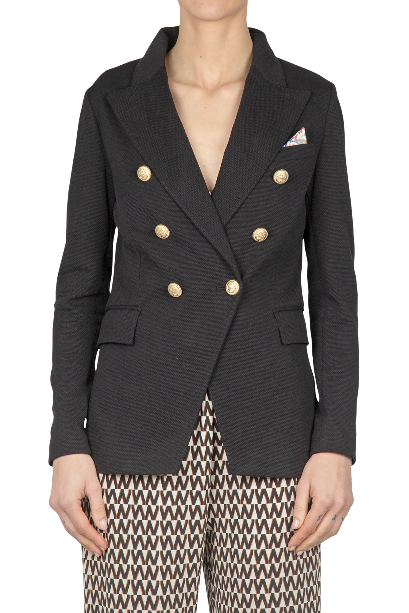 CIRCOLO 1901 Giacca Donna Oxford-Nero