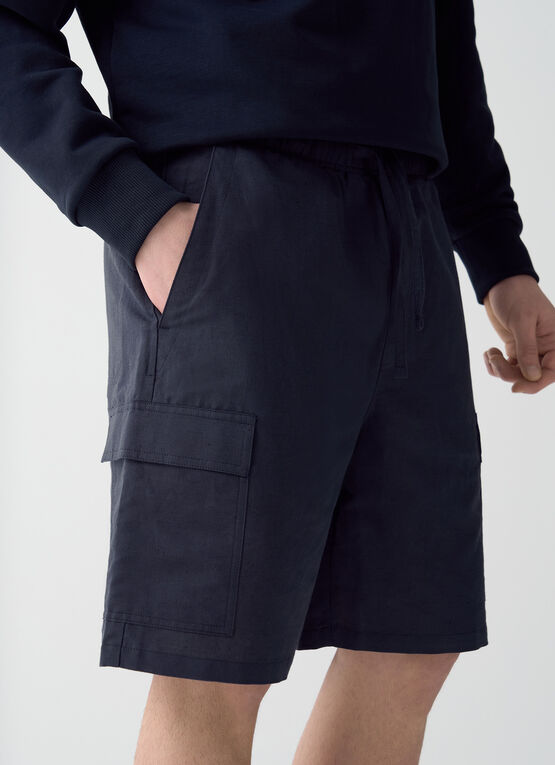COLMAR Bermuda Uomo Safari Cargo-Blu Navy
