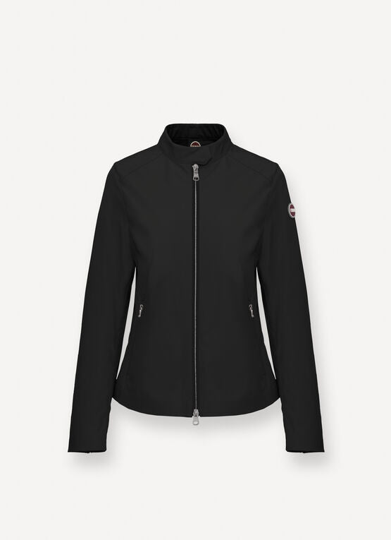 COLMAR Giacca Donna Biker Softshell-Nero