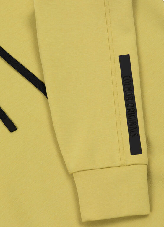 COLMAR Felpa Uomo Logo Tape-Giallo Goldsand