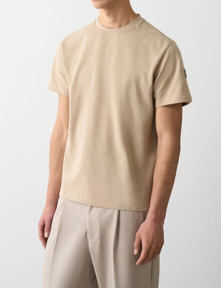 COLMAR T-Shirt Uomo Cotone-Beige Juta