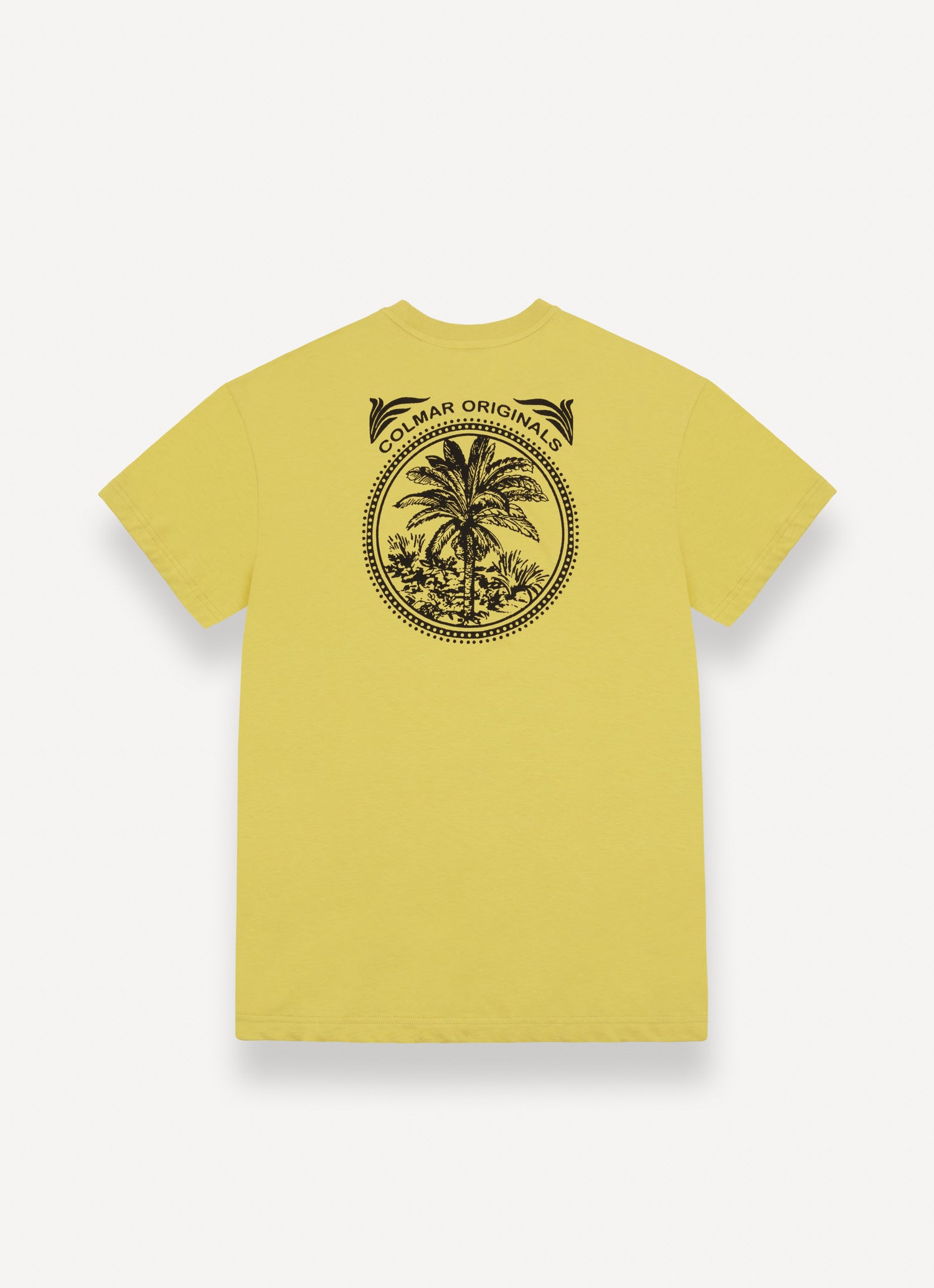 COLMAR T-Shirt Uomo Stampata sul retro-giallo goldsand