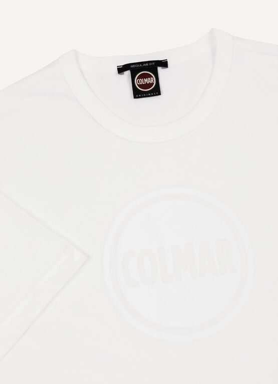 COLMAR T-Shirt Uomo Logo-Bianco