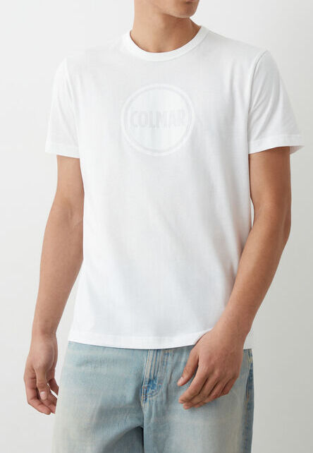 COLMAR T-Shirt Uomo Logo-Bianco