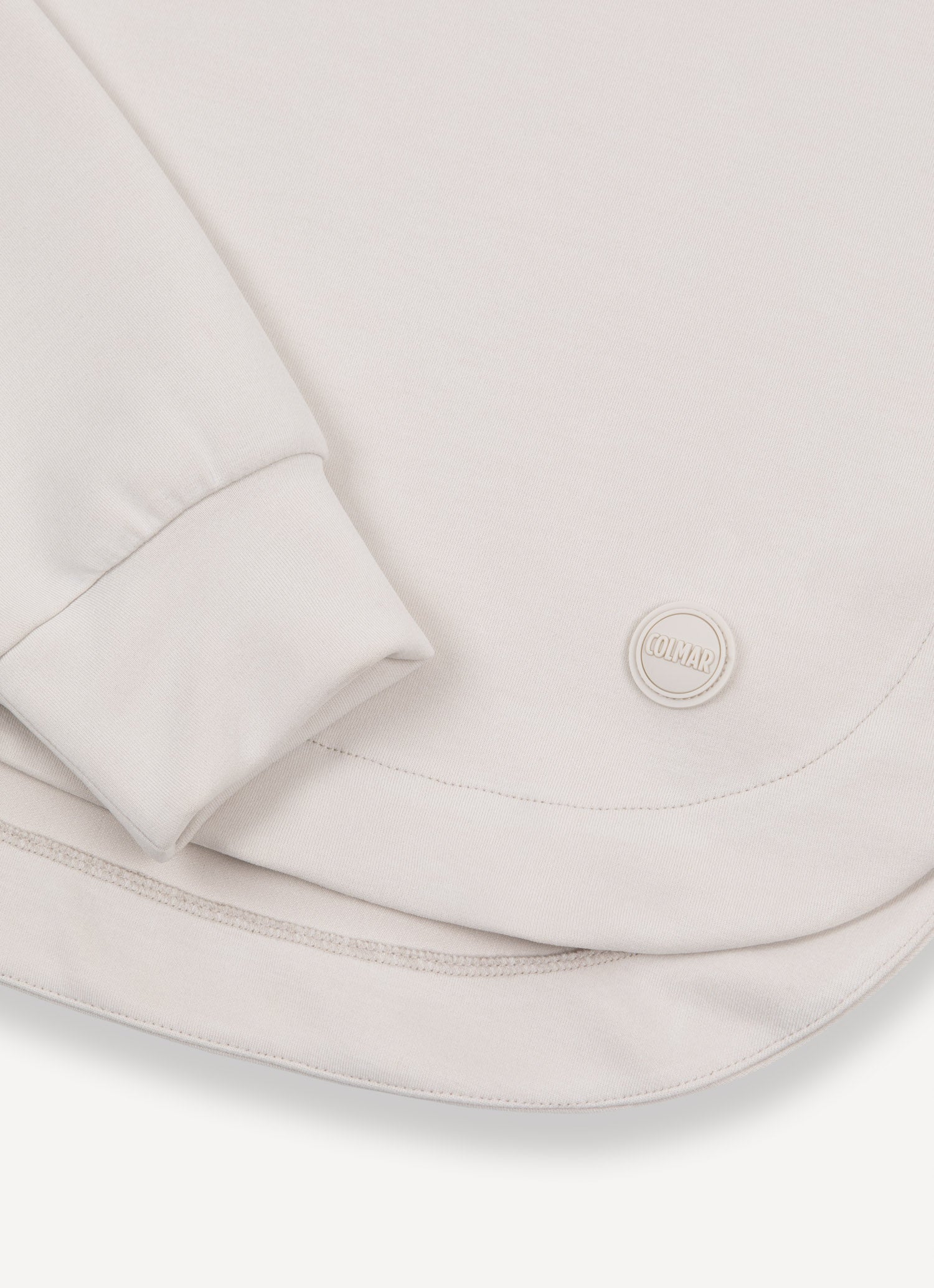 COLMAR Felpa Donna Girocollo Crop-Beige