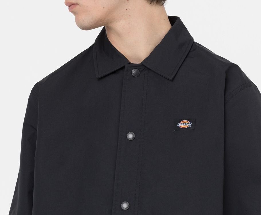 DIKIES Giubbino Uomo Coach Oakport-Black