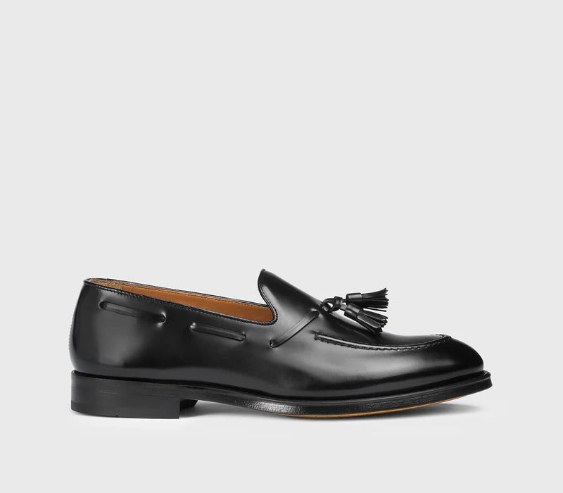 DOUCAL'S Mocassino Uomo Tassel Horse-Nero