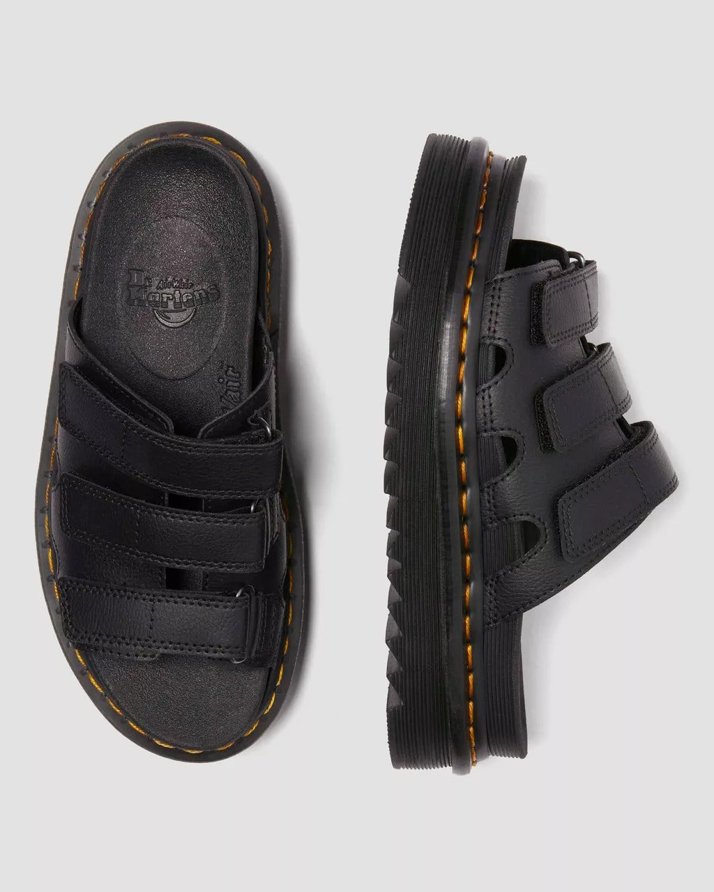 Dr. Martens Sandalo Donna Raine Slide-Athena Black