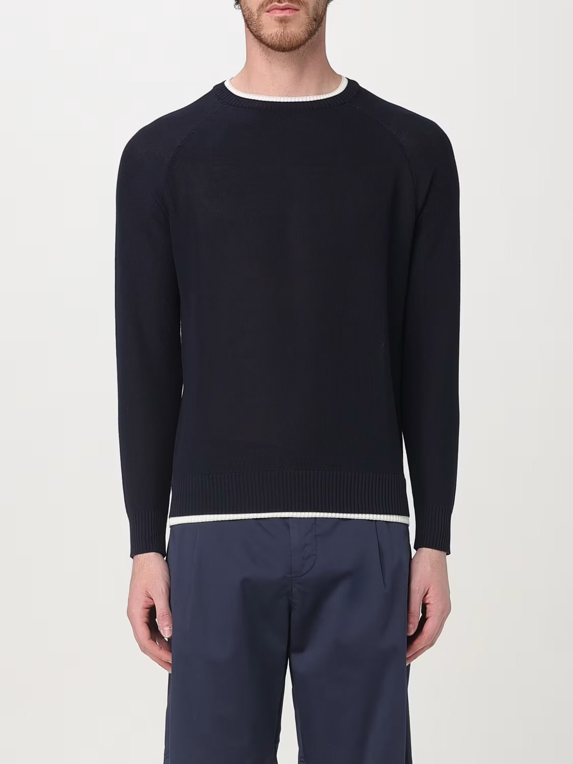 ELEVENTY Maglia Uomo Girocollo-Blu