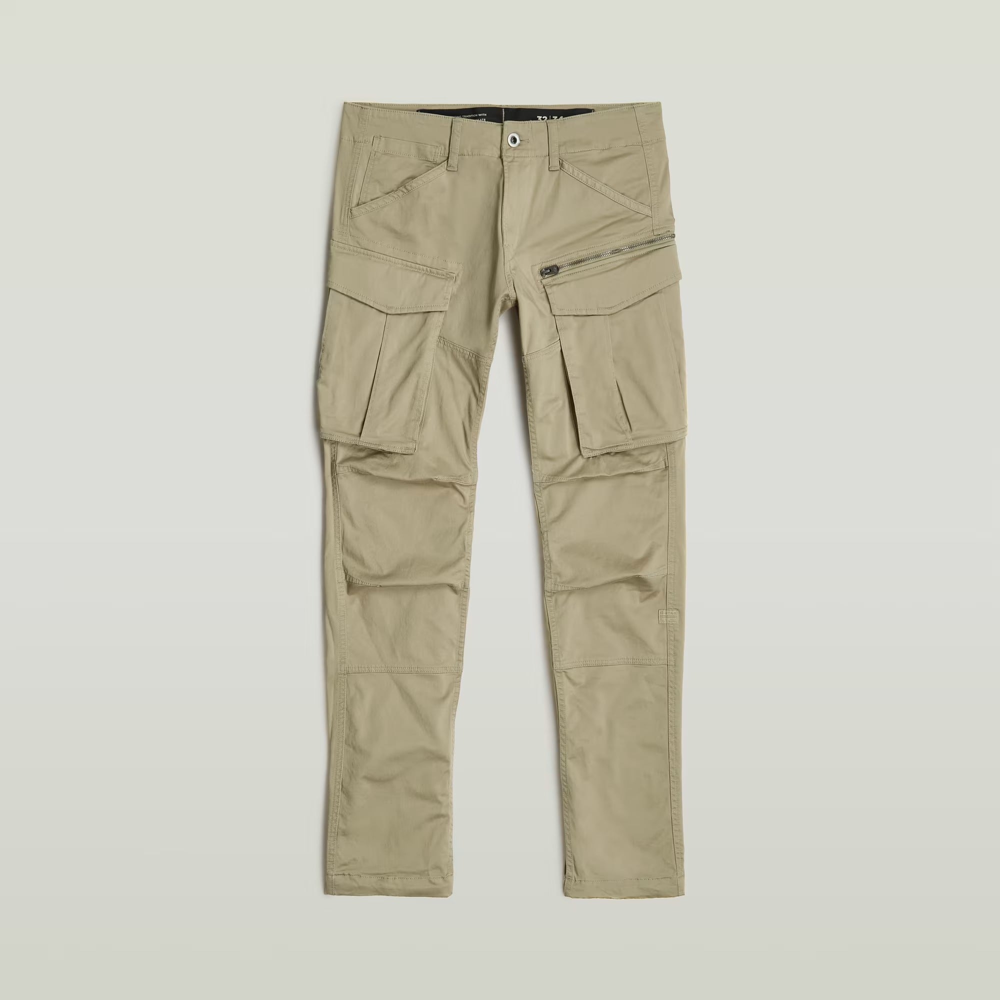 G-STAR RAW Pantalone Uomo Rovic Zip 3D Regular Tapered-Dune