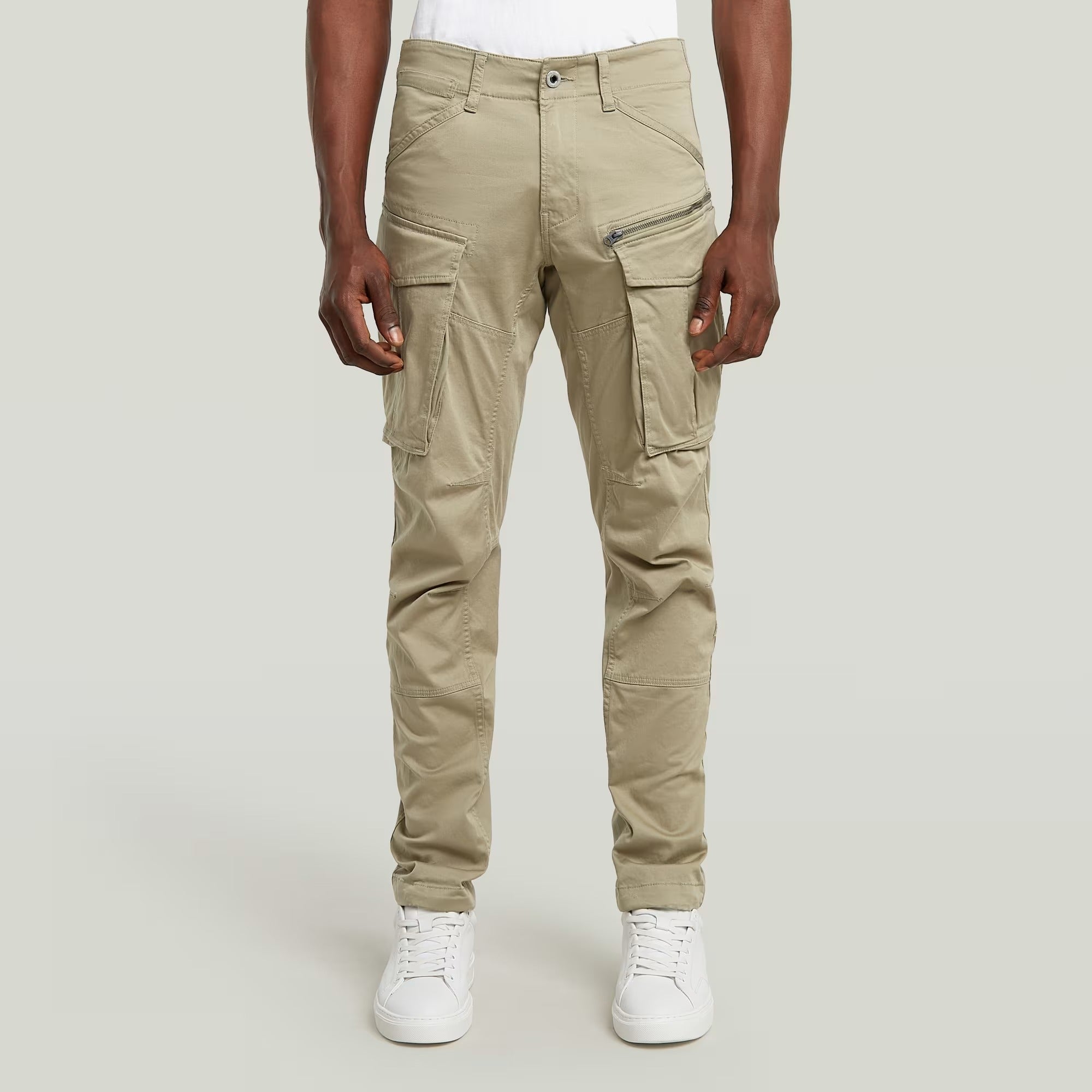 G-STAR RAW Pantalone Uomo Rovic Zip 3D Regular Tapered-Dune