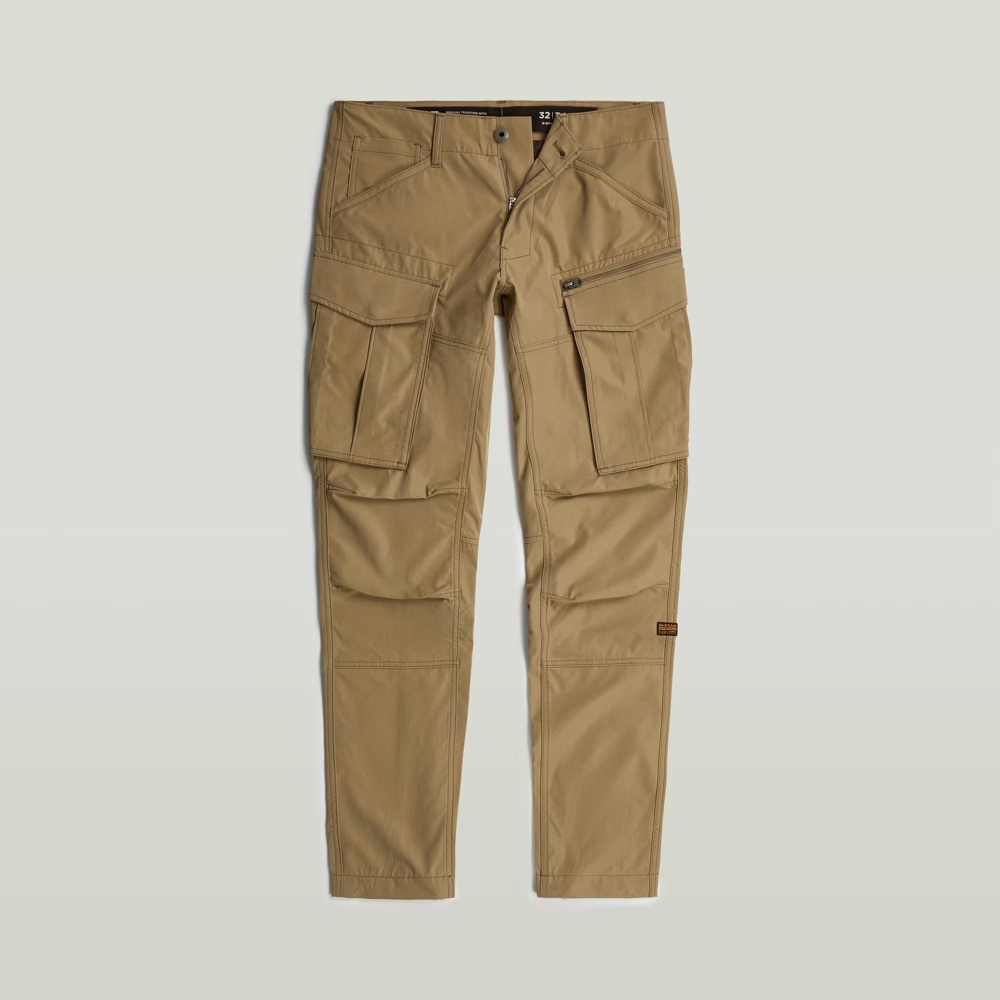 G-STAR RAW Pantalone Uomo Rovic Zip 3D Regular Tapered-Ensis Green
